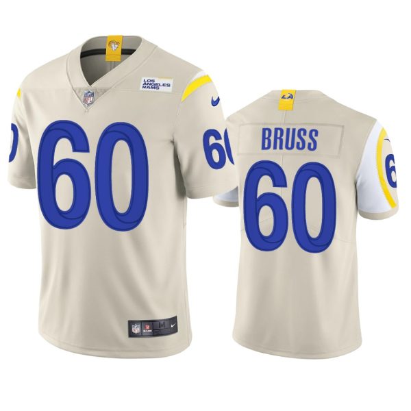 Logan Bruss Los Angeles Rams Bone Vapor Limited Jersey