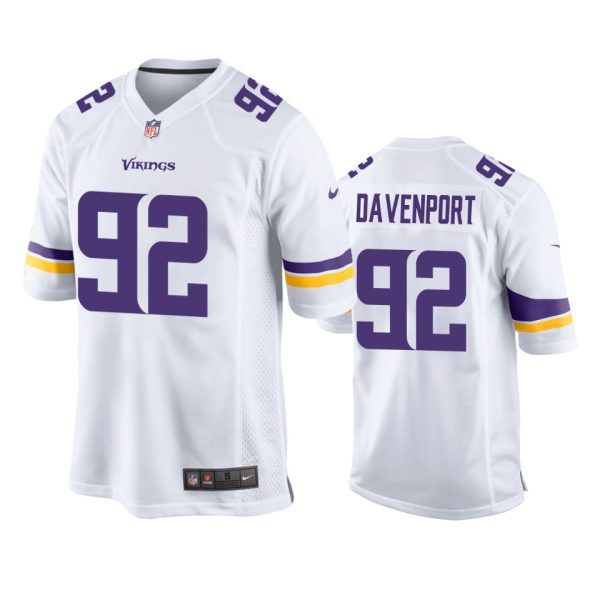 Marcus Davenport Minnesota Vikings White Game Jersey