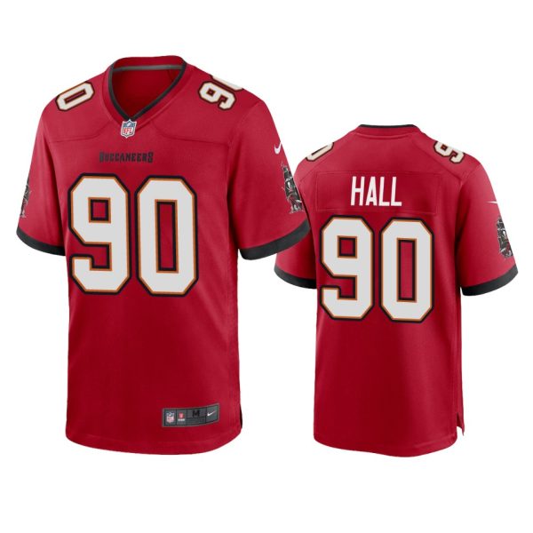 Logan Hall Tampa Bay Buccaneers Red Game Jersey