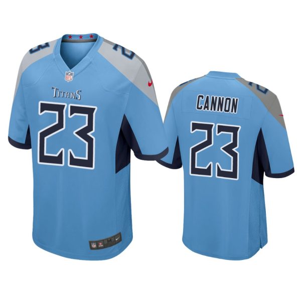 Trenton Cannon Tennessee Titans Light Blue Game Jersey
