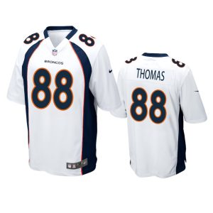 Demaryius Thomas Denver Broncos White Game Jersey