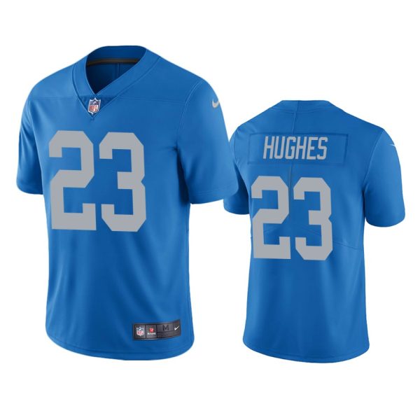 Mike Hughes Detroit Lions Blue Vapor Limited Jersey - Men's