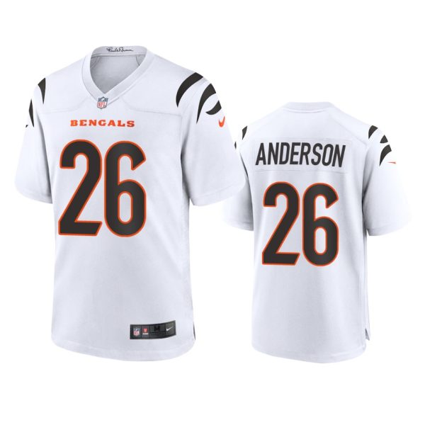 Tycen Anderson Cincinnati Bengals White Game Jersey