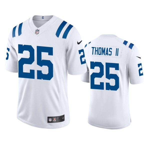 Rodney Thomas II Indianapolis Colts White Vapor Limited Jersey