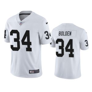 Brandon Bolden Las Vegas Raiders White Vapor Limited Jersey