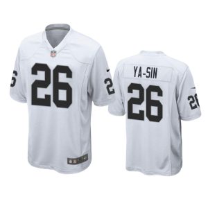 Rock Ya-Sin Las Vegas Raiders White Game Jersey