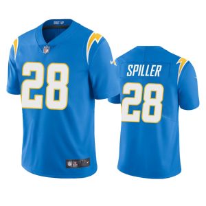 Isaiah Spiller Los Angeles Chargers Powder Blue Vapor Limited Jersey
