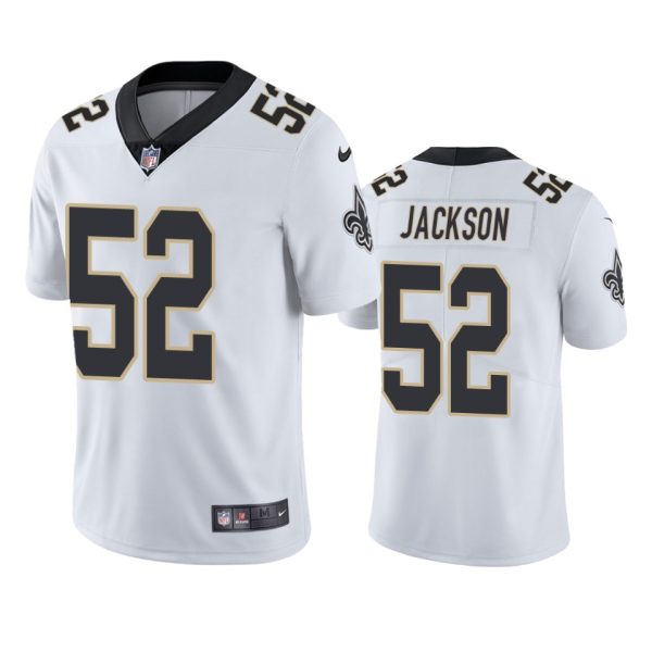 D'Marco Jackson New Orleans Saints White Vapor Limited Jersey