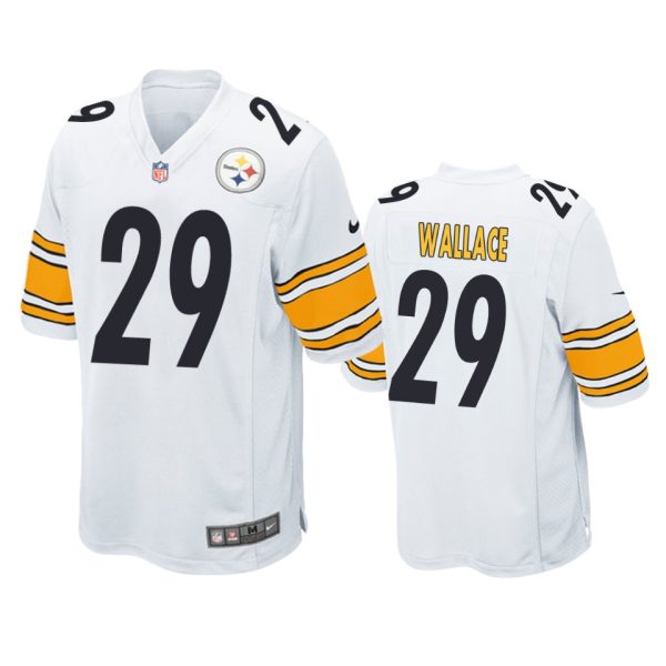 Levi Wallace Pittsburgh Steelers White Game Jersey