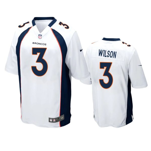 Russell Wilson Denver Broncos White Game Jersey