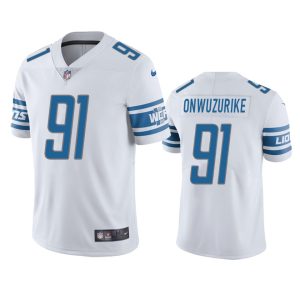 Levi Onwuzurike Detroit Lions White Vapor Limited Jersey - Men's