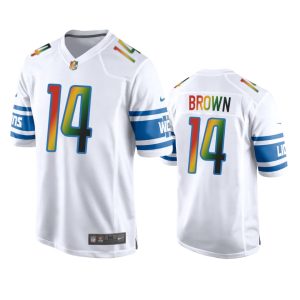 Amon-Ra St. Brown Detroit Lions White Juneteenth Freedom Day Jersey