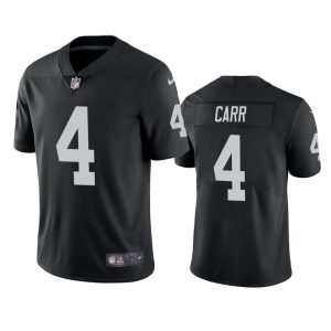 Derek Carr Las Vegas Raiders Black Vapor Limited Jersey