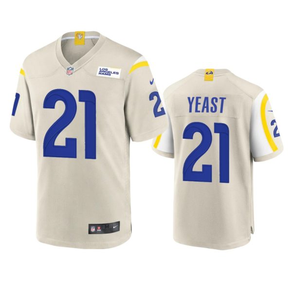 Russ Yeast Los Angeles Rams Bone Game Jersey