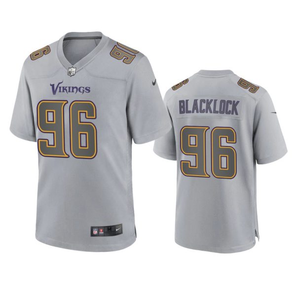 Ross Blacklock Minnesota Vikings Gray Atmosphere Fashion Game Jersey