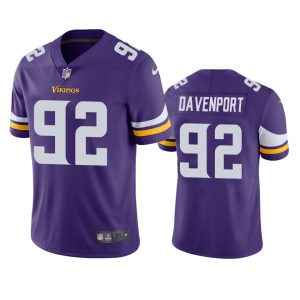 Marcus Davenport Minnesota Vikings Purple Vapor Limited Jersey