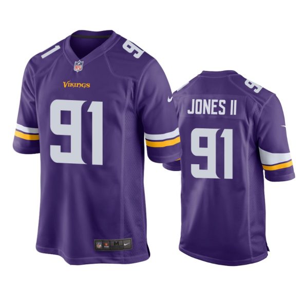 Patrick Jones II Minnesota Vikings Purple Game Jersey