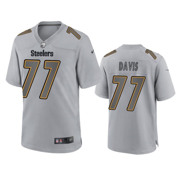 Jesse Davis Pittsburgh Steelers Gray Atmosphere Fashion Game Jersey