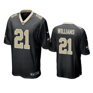 Jamaal Williams New Orleans Saints Black Game Jersey