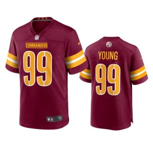 Chase Young Washington Commanders Burgundy Game Jersey