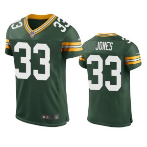 Aaron Jones Green Bay Packers Green Classic Vapor Elite Jersey - Men's