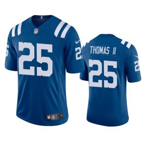 Rodney Thomas II Indianapolis Colts Royal Vapor Limited Jersey