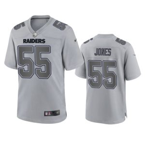 Chandler Jones Las Vegas Raiders Gray Atmosphere Fashion Game Jersey