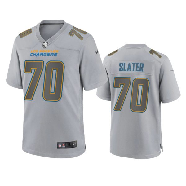 Rashawn Slater Los Angeles Chargers Gray Atmosphere Fashion Game Jersey