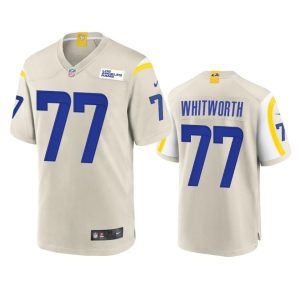 Andrew Whitworth Los Angeles Rams Bone Game Jersey