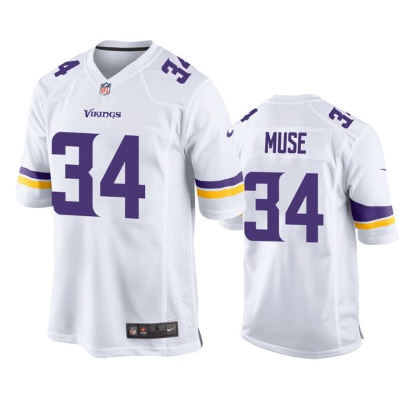 Nick Muse Minnesota Vikings White Game Jersey