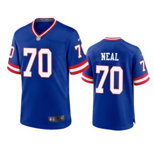 Evan Neal New York Giants Royal Classic Game Jersey