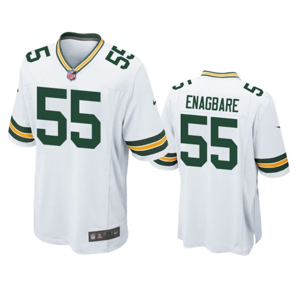 Kingsley Enagbare Green Bay Packers White Game Jersey