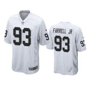 Neil Farrell Jr. Las Vegas Raiders White Game Jersey