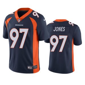 D.J. Jones Denver Broncos Navy Vapor Limited Jersey - Men's