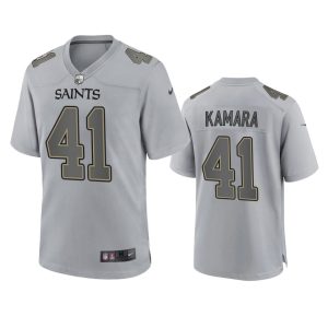 Alvin Kamara New Orleans Saints Gray Atmosphere Fashion Game Jersey