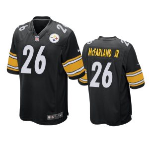 Anthony McFarland Jr. Pittsburgh Steelers Black Game Jersey