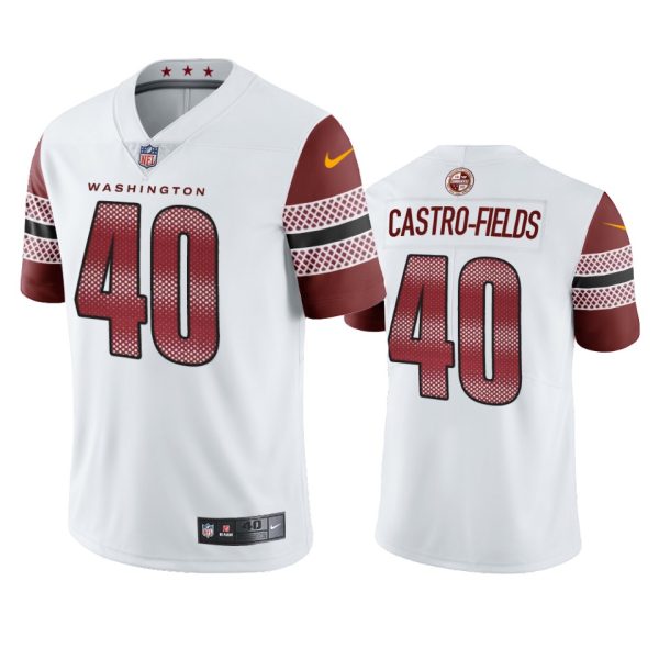 Tariq Castro-Fields Washington Commanders White Limited Jersey