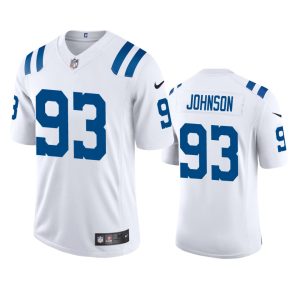 Eric Johnson Indianapolis Colts White Vapor Limited Jersey