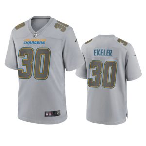 Austin Ekeler Los Angeles Chargers Gray Atmosphere Fashion Game Jersey