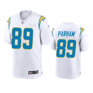 Donald Parham Los Angeles Chargers White Game Jersey