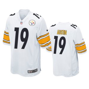 Calvin Austin Pittsburgh Steelers White Game Jersey
