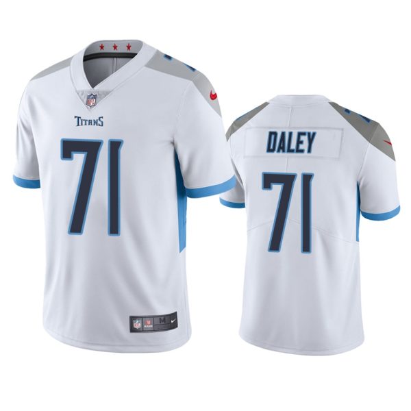 Dennis Daley Tennessee Titans White Vapor Limited Jersey - Men's