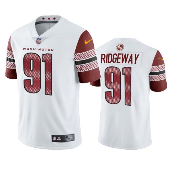 John Ridgeway Washington Commanders White Limited Jersey