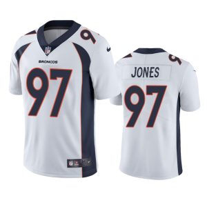 D.J. Jones Denver Broncos White Vapor Limited Jersey - Men's