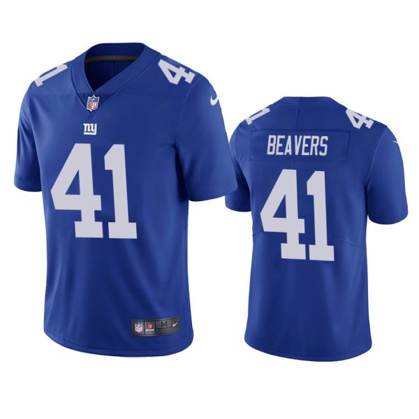 Darrian Beavers New York Giants Blue Vapor Limited Jersey