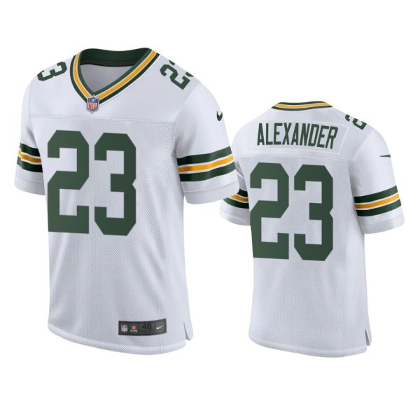 Jaire Alexander Green Bay Packers White Classic Vapor Elite Jersey - Men's