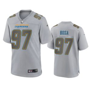 Joey Bosa Los Angeles Chargers Gray Atmosphere Fashion Game Jersey