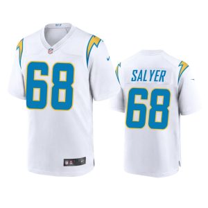 Jamaree Salyer Los Angeles Chargers White Game Jersey