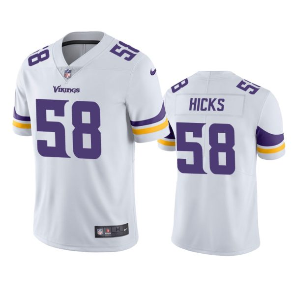 Jordan Hicks Minnesota Vikings White Vapor Limited Jersey