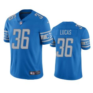 Chase Lucas Detroit Lions Light Blue Vapor Limited Jersey